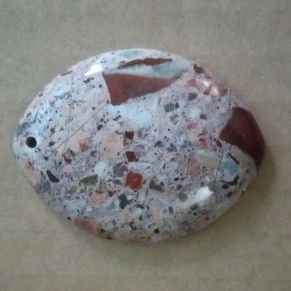 Brecciated Jasper Pendant - Picture 3 of 6